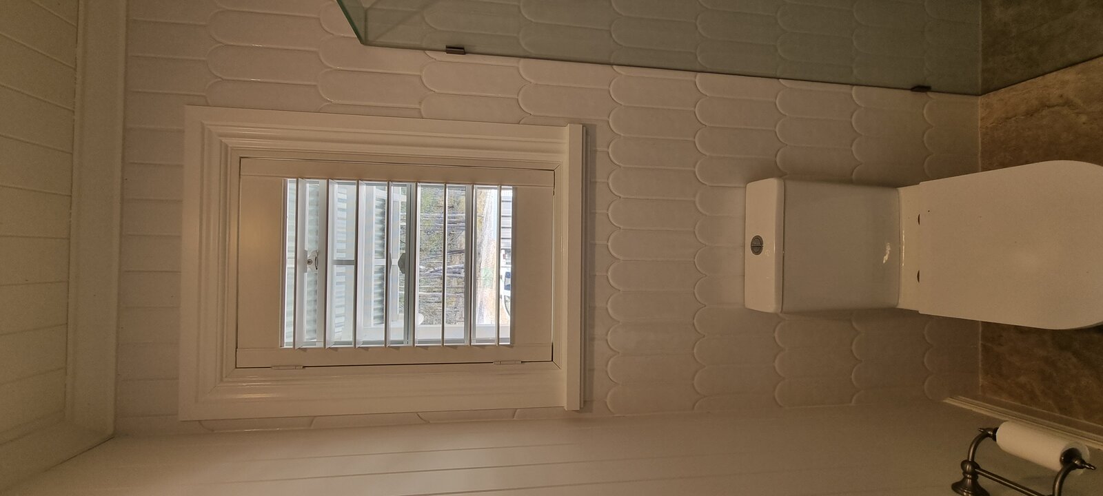 PVC shutter installation Bathroom Install