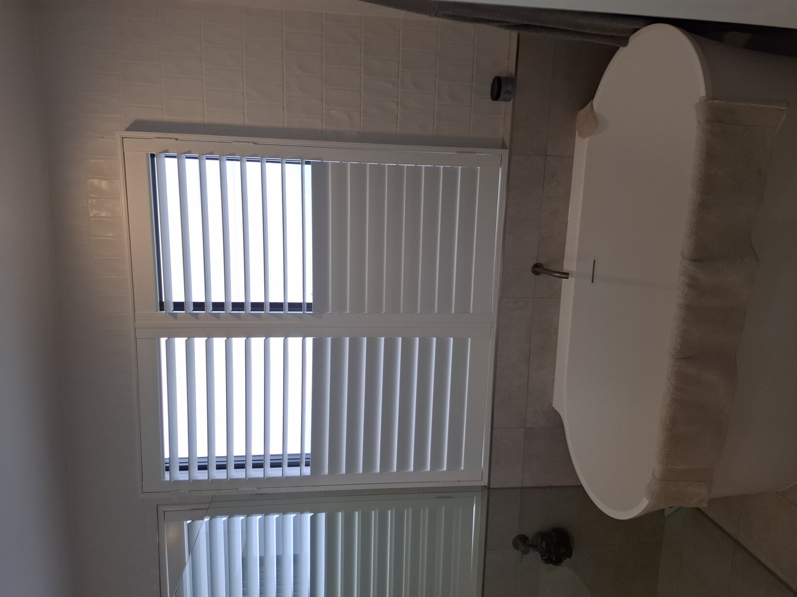PVC shutter installation Kitchen